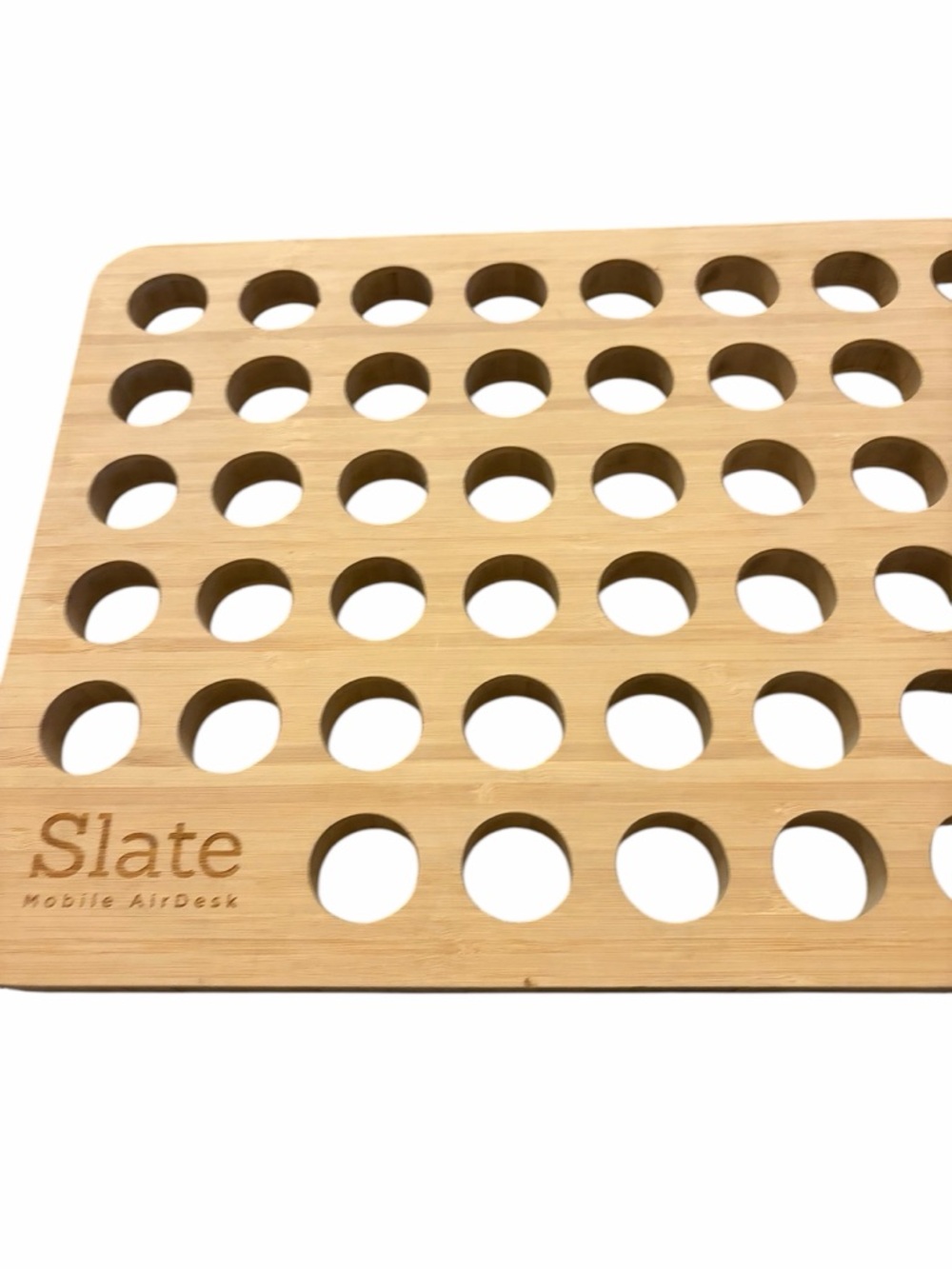 ISKELTER Slate Mobile Air Desk Bamboo with Mousepad and phone holder - Picture 3 of 4